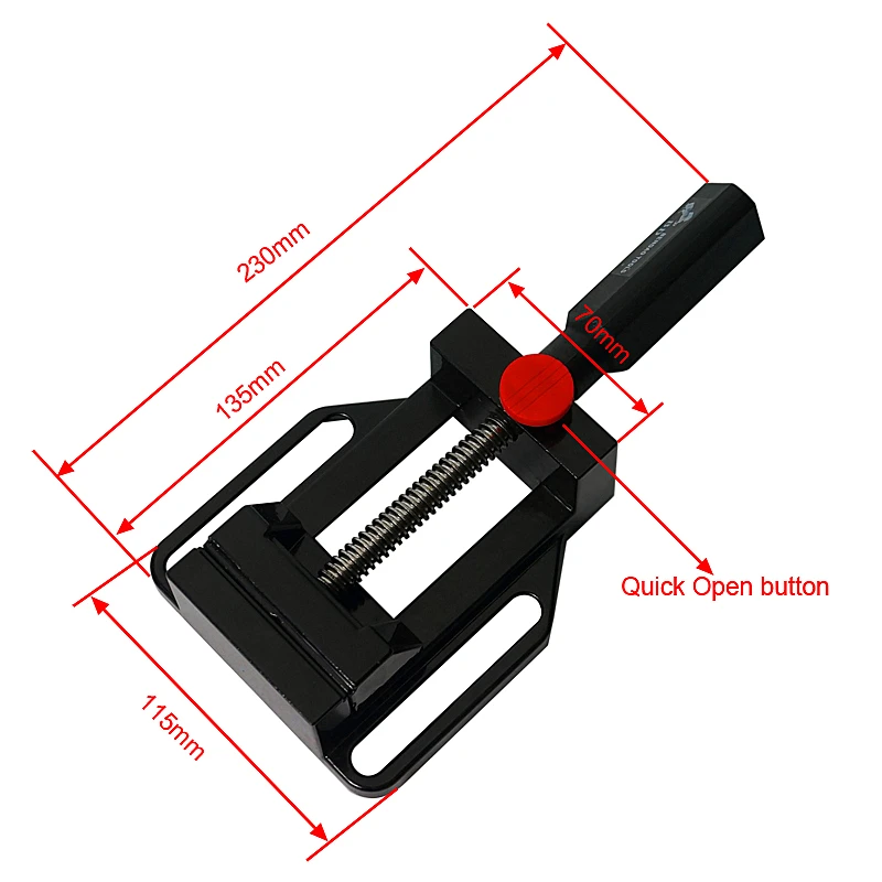 LY Flat Tongs Manual Screws Precision Parallel Claws Tiger Pliers Flat Pliers QGG Used For Milling And Drilling Machines