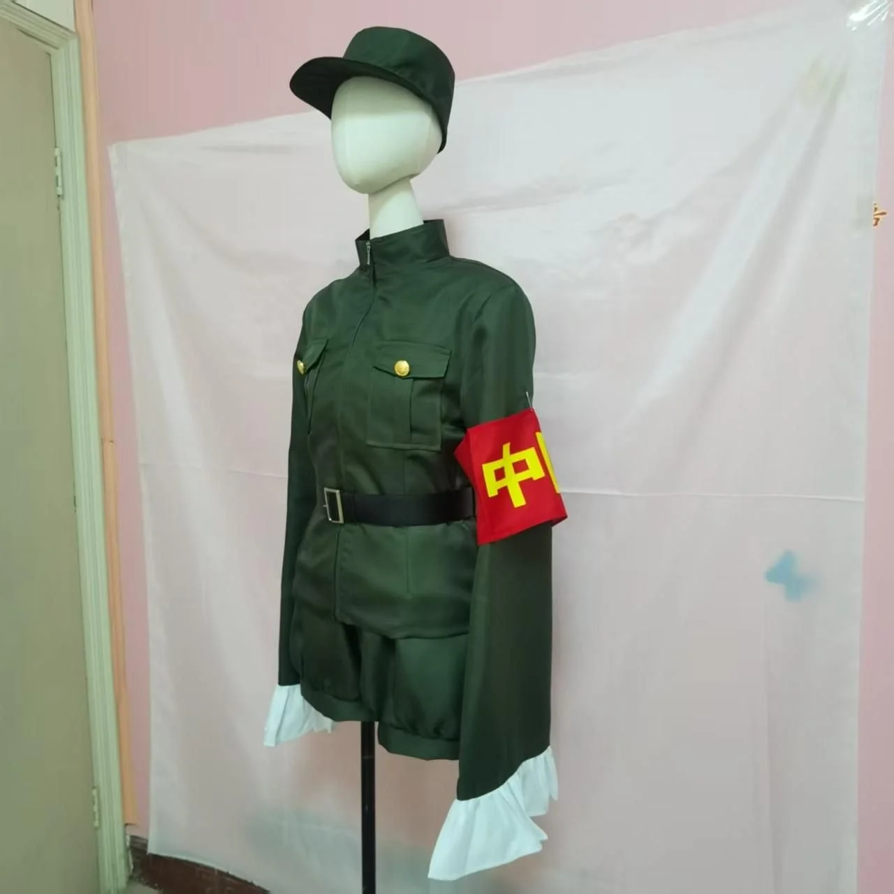 APH Axis Powers ヘタリア中国王耀王春燕コスプレ衣装ウィッグ女性