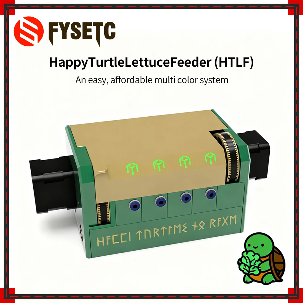 

3D Printer HTLF Full Kit Happy Turtle Lettuce Feeder Affordable Multi Color System For 3D Printer Parts