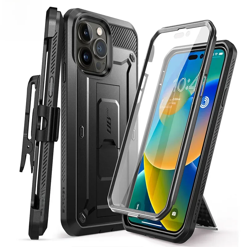 Etui SUPCASE do iPhone 14 Pro Max 6.7" (2022) UB Pro, wytrzymałe etui z uchwytem na pasek, wbudowaną osłoną ekranu i podstawką. — zdjęcie produktu 7