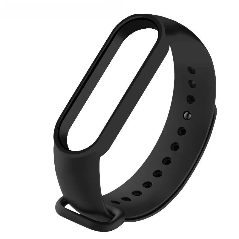 Paski do zegarków dla Xiaomi Mi Band 7 6 5 4 3 Bransoletka Silikonowy nadgarstek dla Miband 5 6 NFC Wymienny pasek sportowy dla Mi Band 7 6 3 4 5 — 2