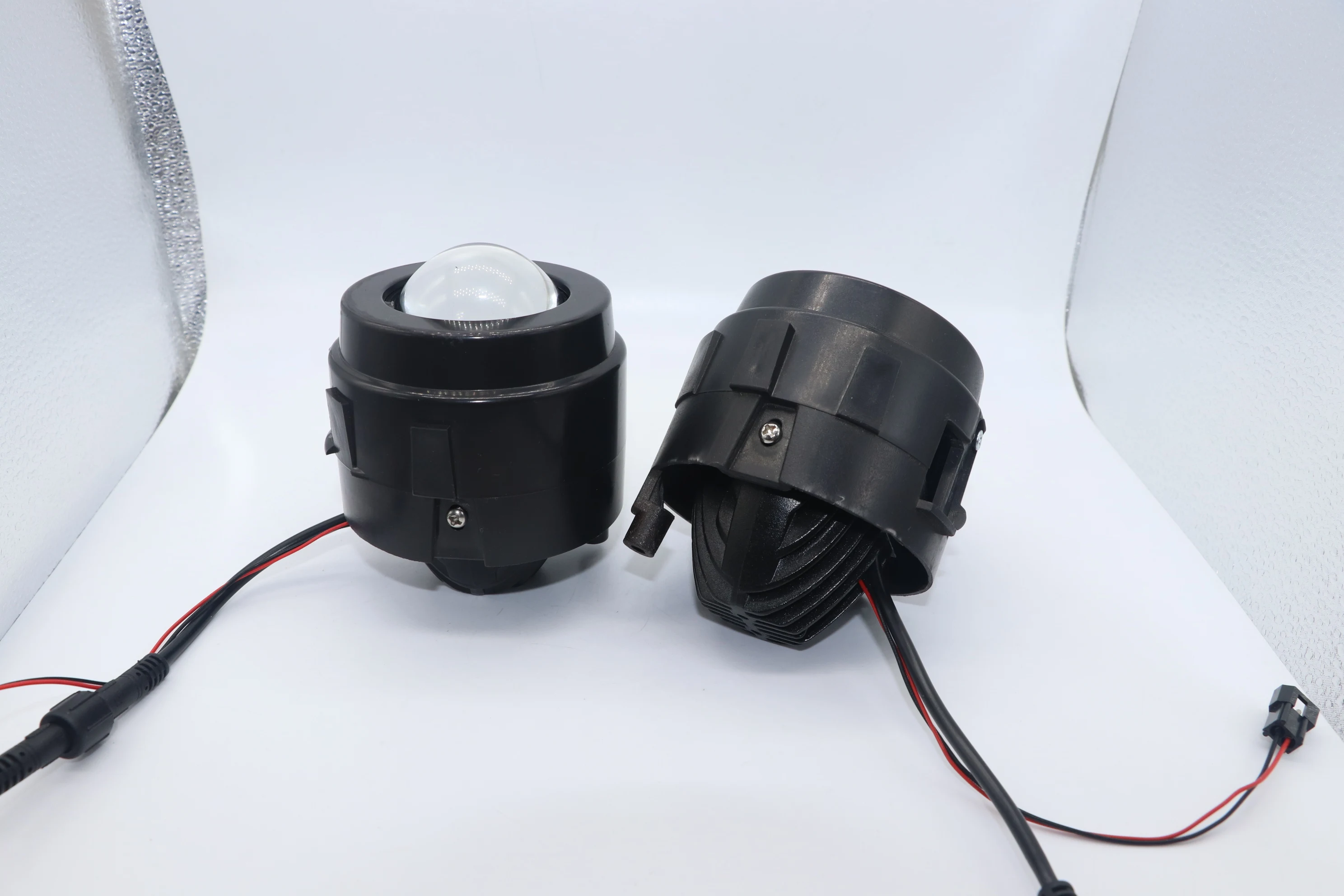 12V سيارة الضباب ضوء ترقية etrofit Hid جهاز عرض (بروجكتور) ليد عدسة ثنائية البؤرة لنيسان إنفينيتي عالية منخفضة شعاع الليزر Brightnest عالية الطاقة