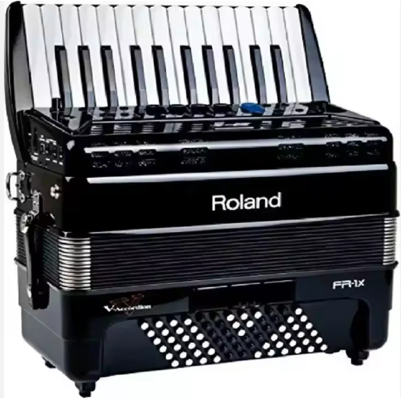 

HOT SALES Quality New Sales FR-1X V-Accordion 26-Key 72-Bass Black Digital