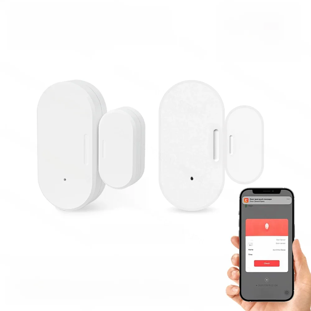 Tuya Zigbee Tür Sensor Fenster Eintrag Sensor Sicherheit Einbrecher Tür Sensor Alarm Smart Leben Magnetische Tür Sensor Alexa Google Hause