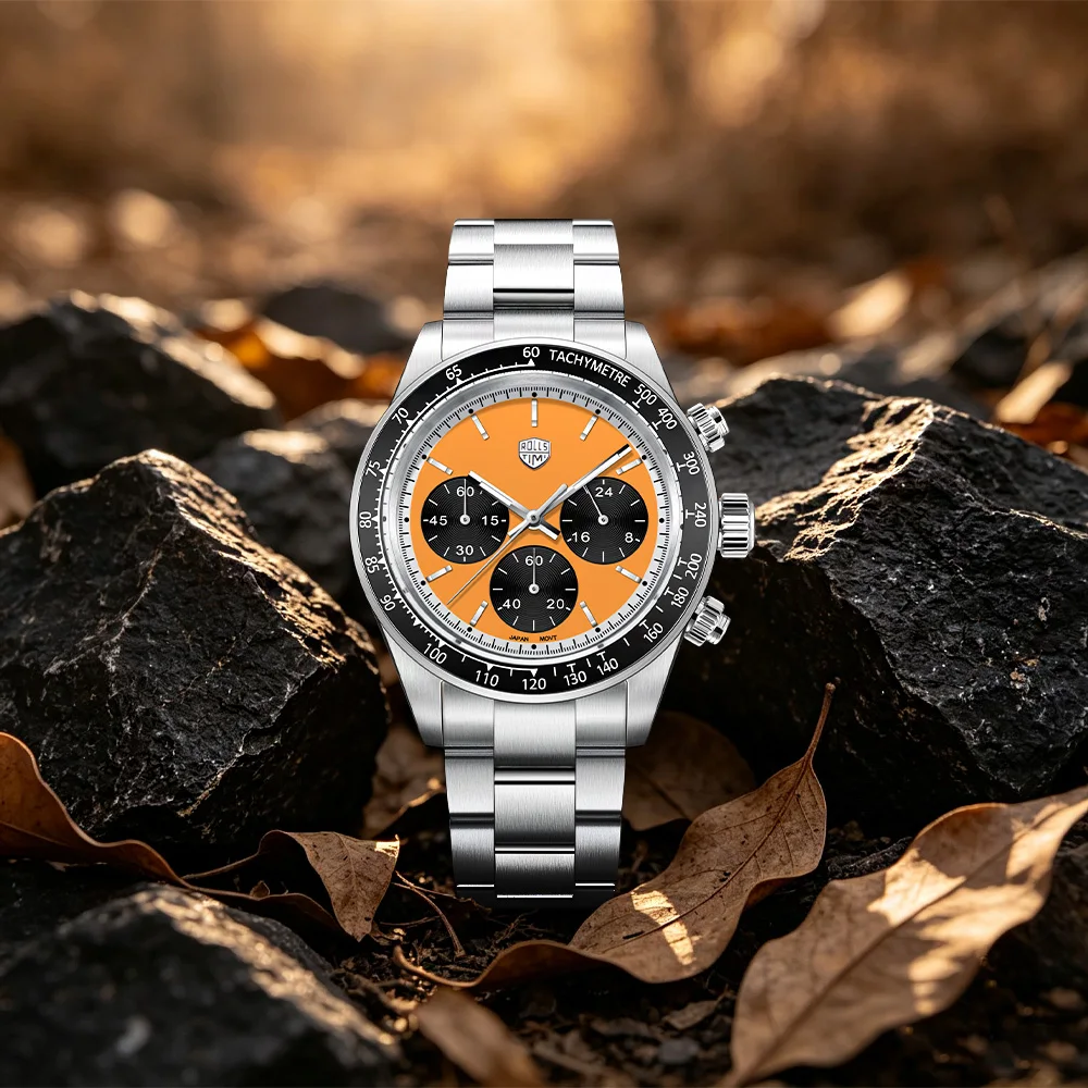 ROLLS TIMI 2026 Men's Business Sports Chronograph VK63 Quartz Watches Top Quality Sapphire Mirror Waterproof Men's Watches Reloj