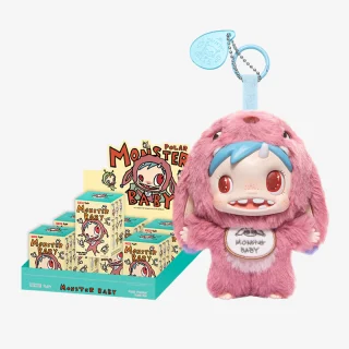 

100% подлинный POPMART POLAR Monster Baby Collection, плюшевый кулон, версия 1, оригинальный мягкий брелок, коллекционная игрушка