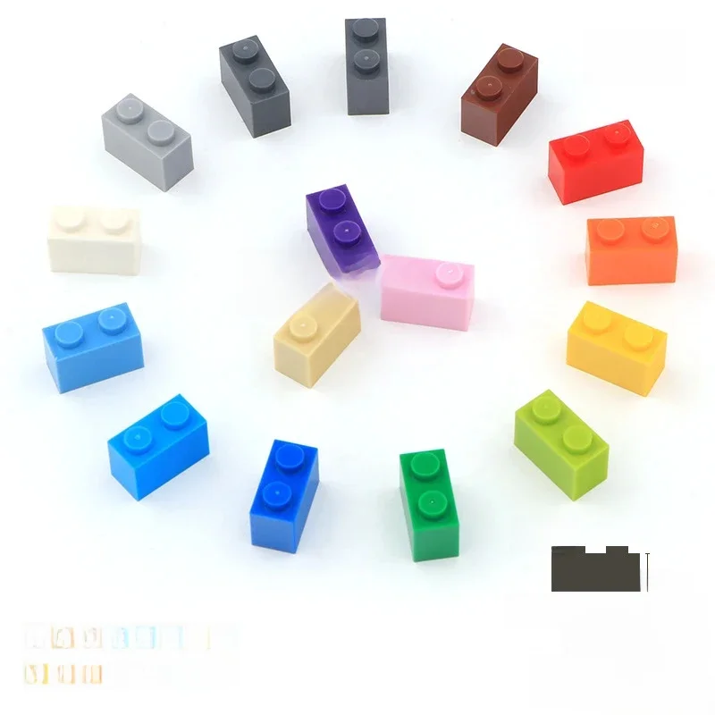 Blocs de construction à monter soi-même, 25 pièces, figurines épaisses, briques 1x2 points, taille créative éducative 1*2 points, compatibles avec 3004 jouets pour enfants