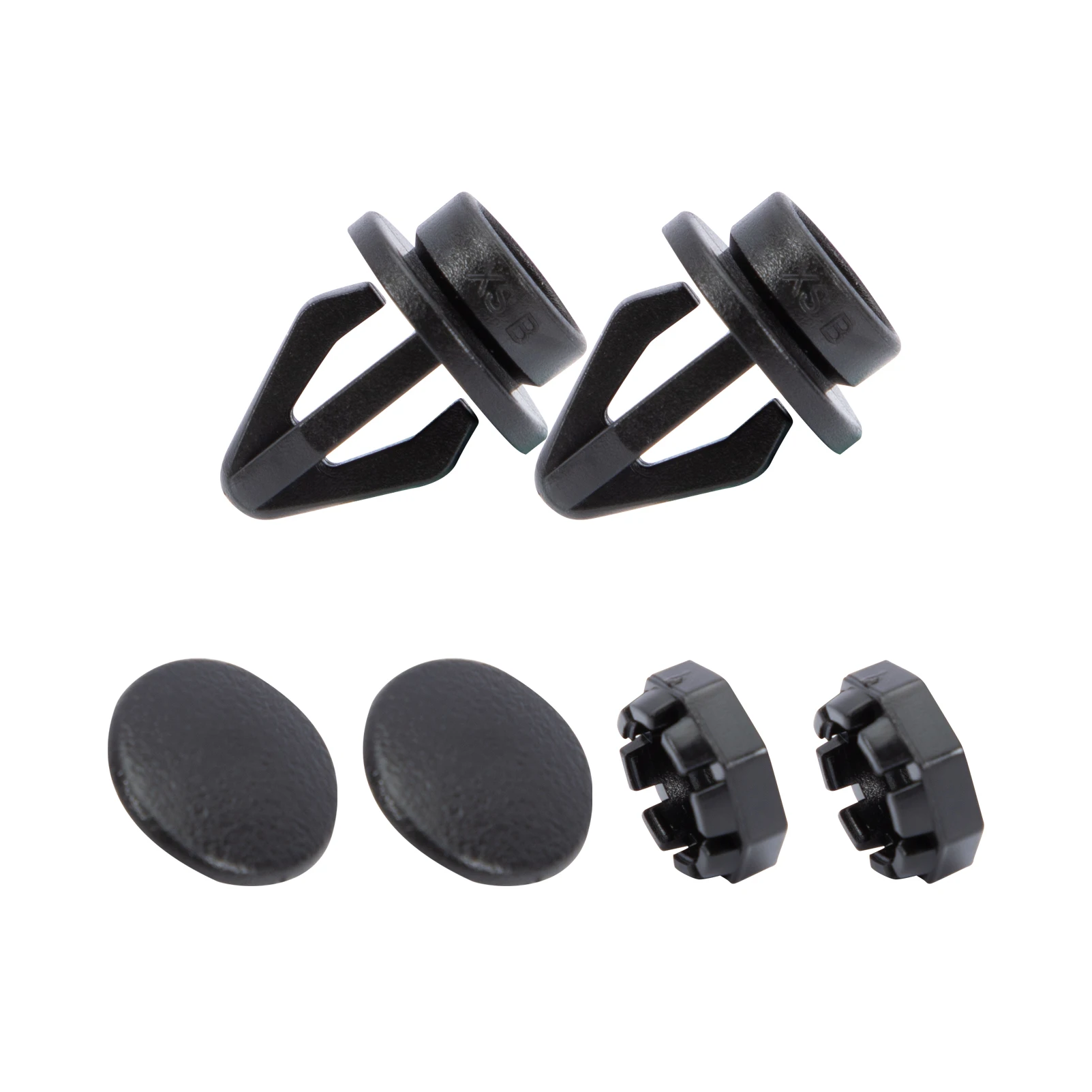 799161KA2A Parcel Shelf Clips For Nissan Juke 2010-2014 Black (2 Sets)