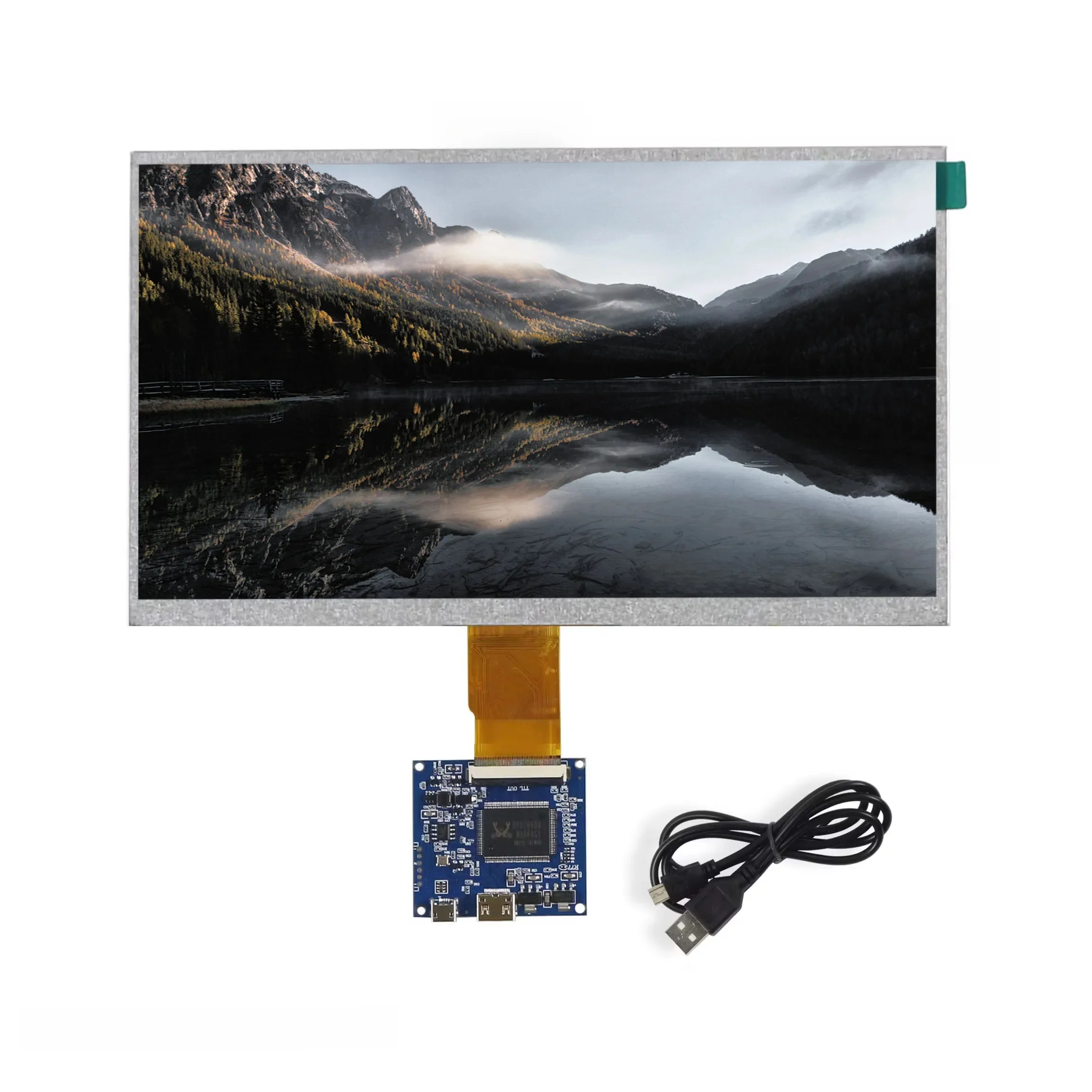 9-calowy ekran 1024*600 Monitor LCD Sterownik Płyta sterowania Mini HDMI kompatybilny z Lattepanda, Raspberry Pi Banana Pi PC — zdjęcie produktu 7