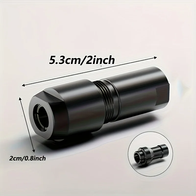 【 Industrial Grade M10 to 3mm/6mm Conversion Head 】 Special Interface Adapter for Electric Tools, Made of High-Strength Alloy Steel Material with anti Slip Thread Design, Compatible with Electric Drills/Grinders/Cutting Machines