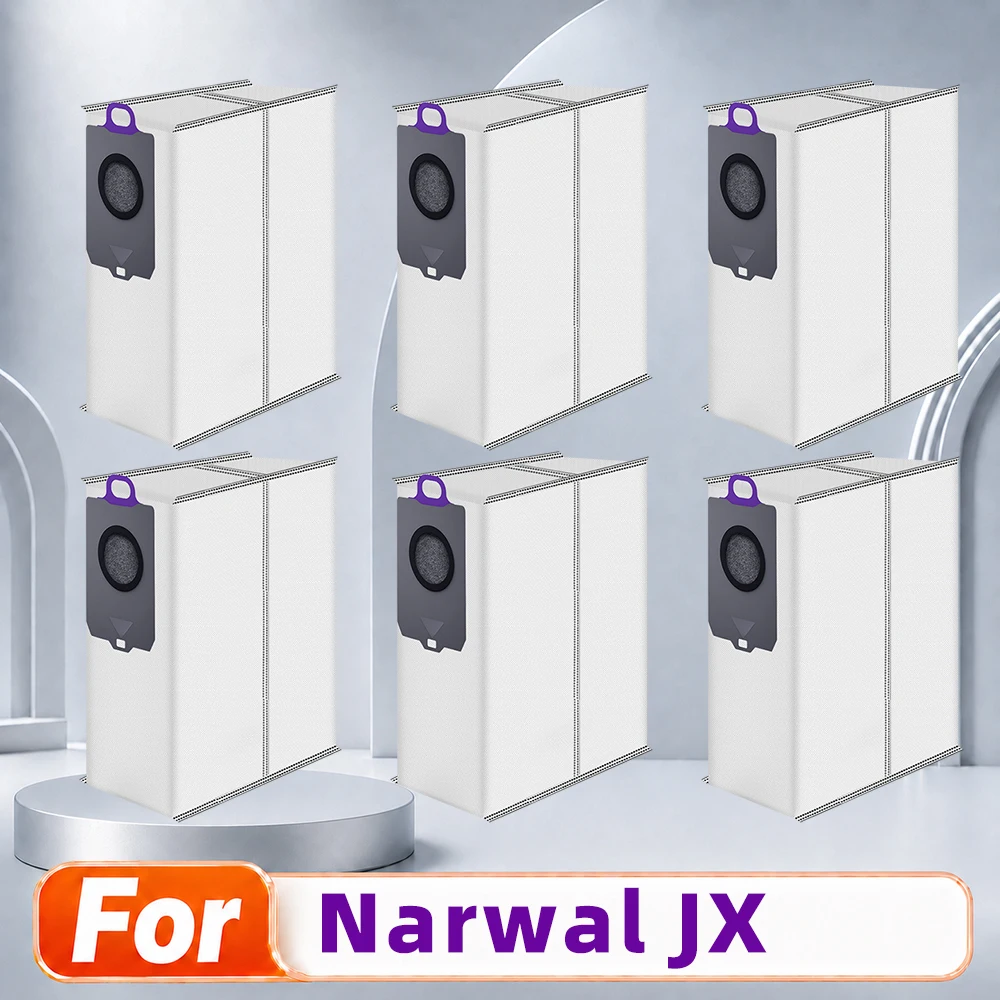 Compatible For Narwal JX Robot Vacuum Cleaner Dust Bag Replacement Parts Auto Empty Station Disposable Dust Bags