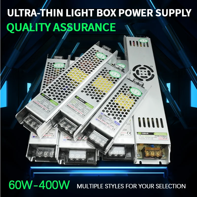 

Huaxin Ultra Thin Strip LED Light Box Power Supply 24V Low Voltage 12V Linear Light with 220V Transformer Switching Power Supply