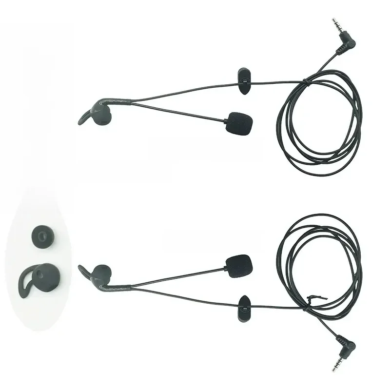 2PCS 3.5mm Jack In Ear Casque Convient Pour EJEAS FBIM V6 V4 V6C V4C Arbitre Casque Interphone