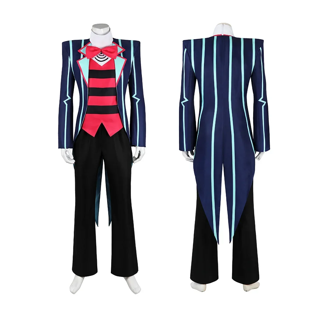 Vox Cosplay Kostuum Cartoon Hotel Top Broek Volledige Set Vermomming Halloween Carnaval Pak - afbeelding 2