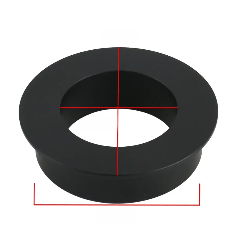 Mikroskop Stereo 76mm do 50mm Adapter pierścieniowy dla 76mm regulacja uchwyt do 300X 180X C mocowanie obiektywu kamera z mikroskopem wideo — zdjęcie 2