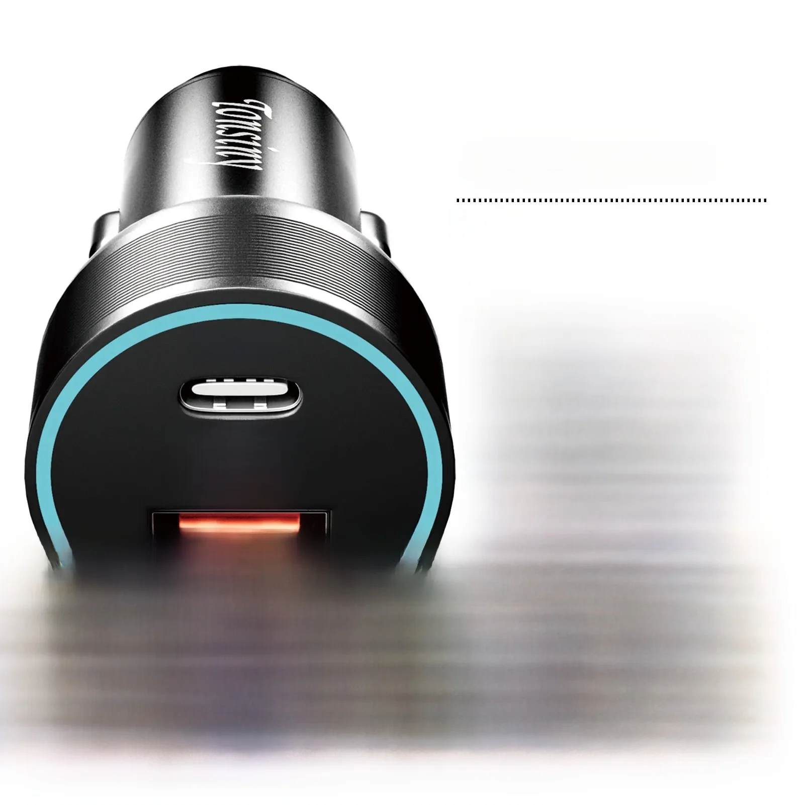 Für oppo auto ladegerät super vooc 100w, zigaretten anzünder stecker für oppo find x7 reno8, 12v usb für realme oneplus ladegerät warp 80w