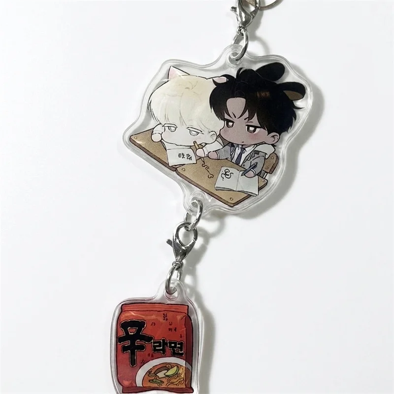 Comic Code Name Anastasia Taekjoo Kwon Zhenya Cosplay Keychain Acrylic Keyring Bag Pendant Key Chain Accessories Ornaments Prop