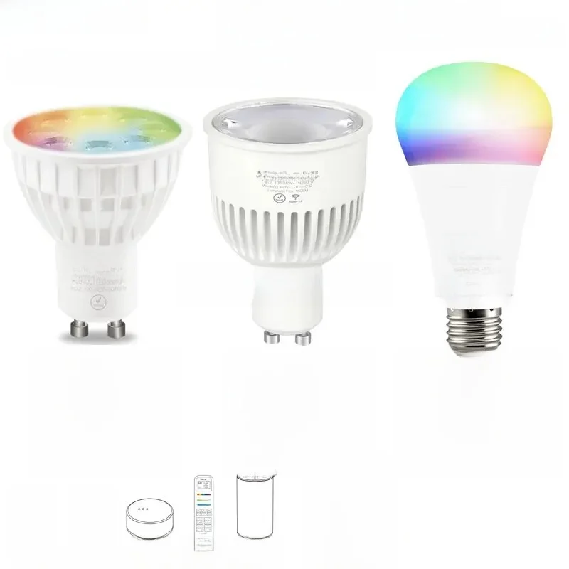 MiBoxer Zigbee 3.0 RGBCCT LED-Lampe FUT105ZR E27 12W FUT103ZR 4W FUT106ZR 6W GU10 WiFi-Lampe APP Amazon Sprachsteuerung AC 110V 220V