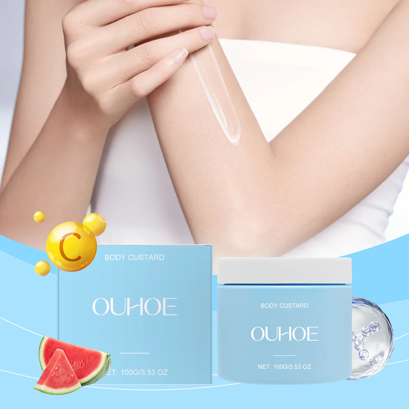

Лосьон для кожи Ouhoe с арбузом, ежедневный увлажняющий, нежный питательный баланс, разглаживающий тон кожи, нежирный крем для тела для ухода за телом