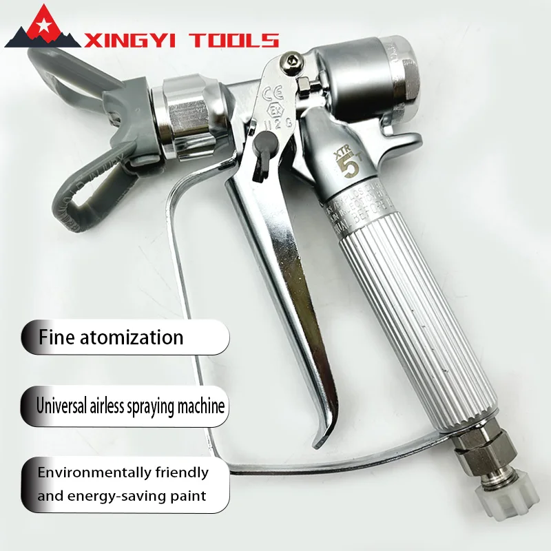 Suitable For 500 Bar Spraying Operations, Circular Handle, 4-Finger Trigger, No Tip Protective Coating XTR5 and XTR7 Airless Spr