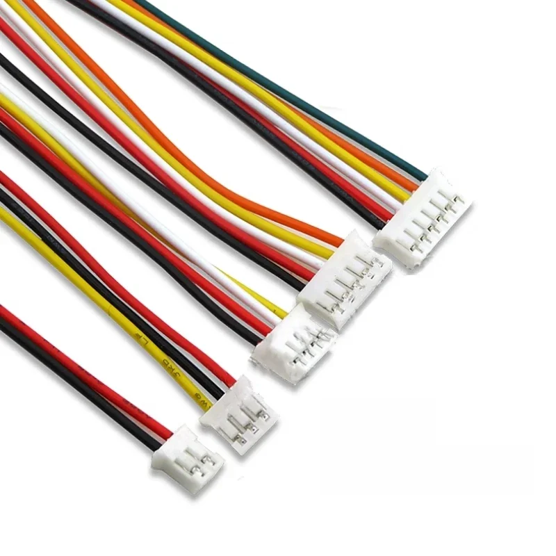 Connecteur femelle Mini Micro JST 2.0 PH, prise 2/3/4/5/6/7/8/9/10 broches avec câbles terminaux 100mm 200MM 300mm 26awg, 10 pièces