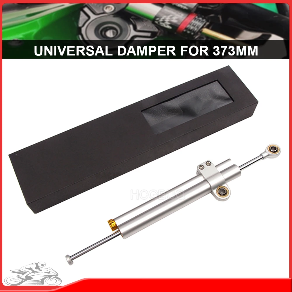 

373mm Universal Motorcycle Steering Damper for Ducati Aprilia Yamaha Honda BMW Kawasaki Motorcycle Linear Safe Control