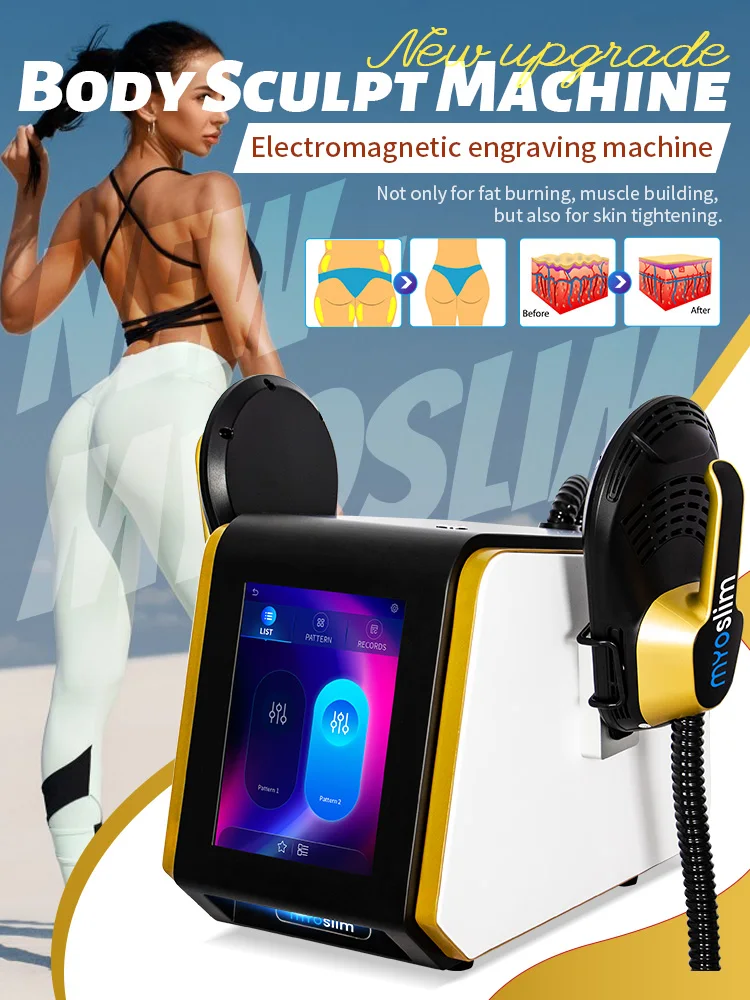 

Professional 6500W MYOSLIM Body Sculpting Machine Portable EMS RF Muscle Stimulation Slimming Machine