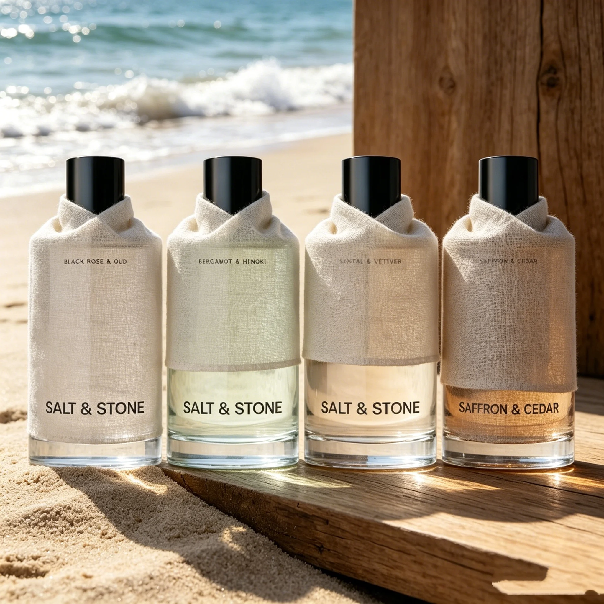 

Salt & Stone Body Mist 3.4oz | Woody Oriental Scent with Sandalwood Vetiver Bergamot