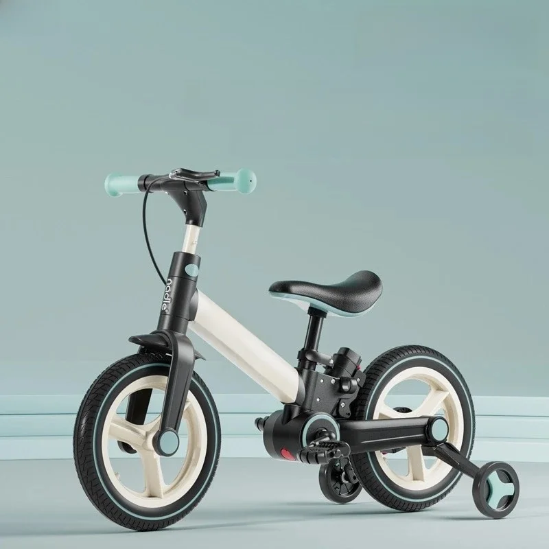 AliExpress oeny Grylls Children's Bicycle Balance Bike 2 in 1 Multi-functional Folding Baby Bike Scooter Scooter Baby Cart Hot