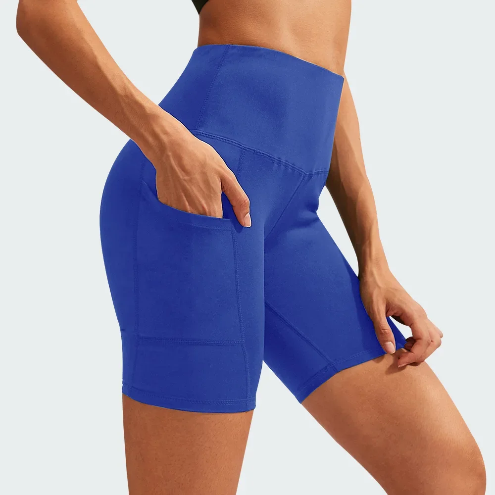 AliExpress NONE Women Yoga Shorts High Waist Workout Gym Shorts Fitness Yoga Lift Butt Fitness yoga leggings Running Cycling Short Pants