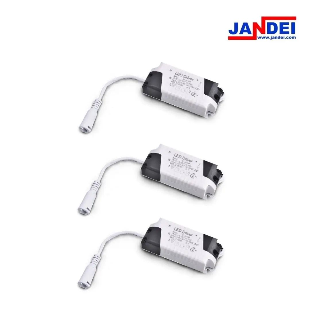 JANDEI - 3 x Driver for led downlight 18W to 24W DC power supply 220V. Driver led downlight, led driver spotlight