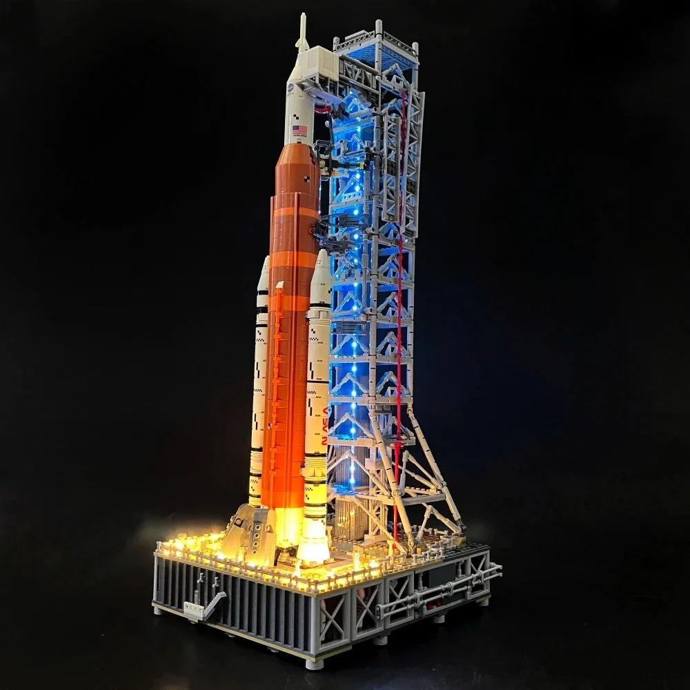 BYB LED-licht voor LEGO 10341 Artemis Space Launch Bouwstenen Decoratieve lamp Afstandsbediening (exclusief bouwstenen) - afbeelding 2
