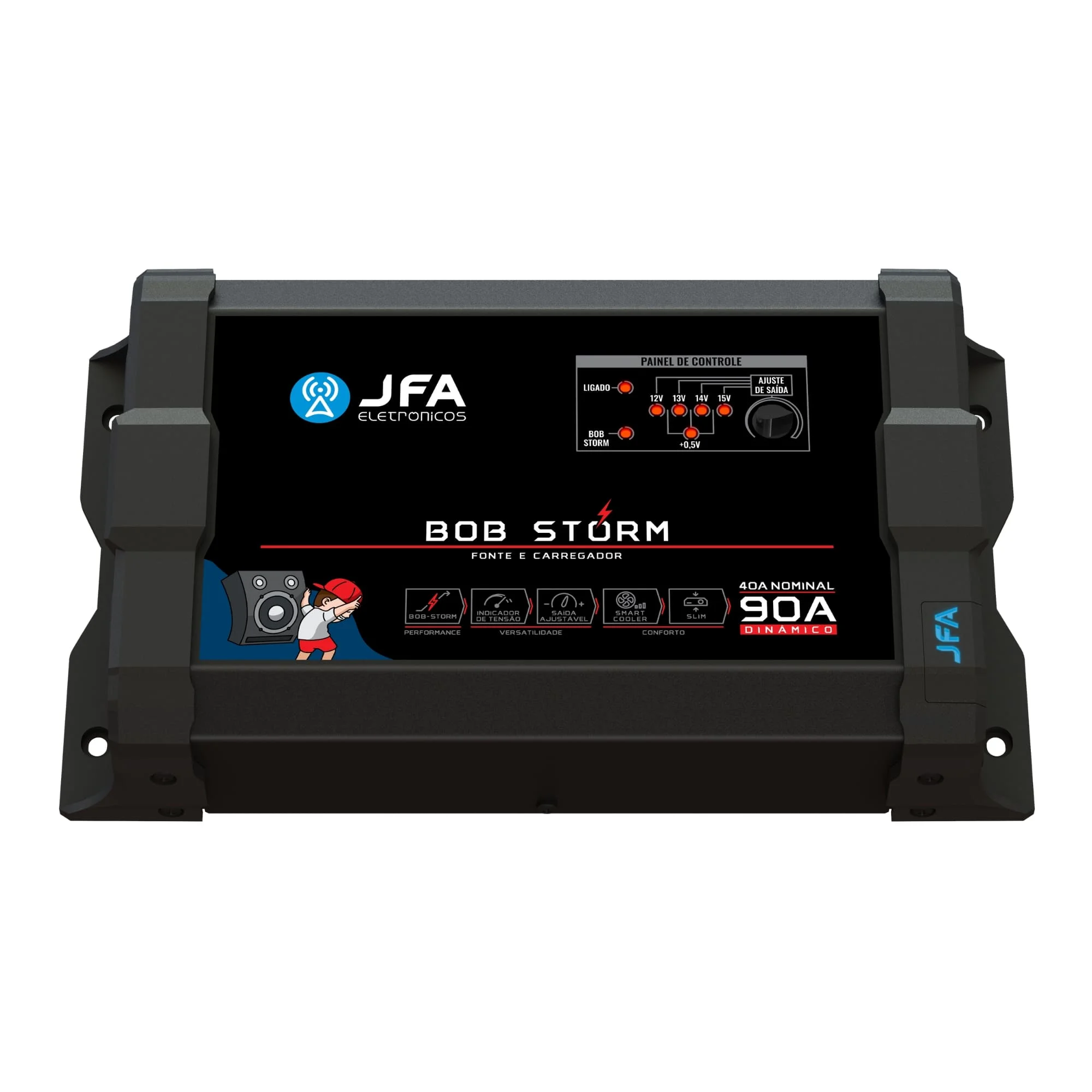 Source Auto Charger JFA Bob Storm 90A Bivolt Automatic