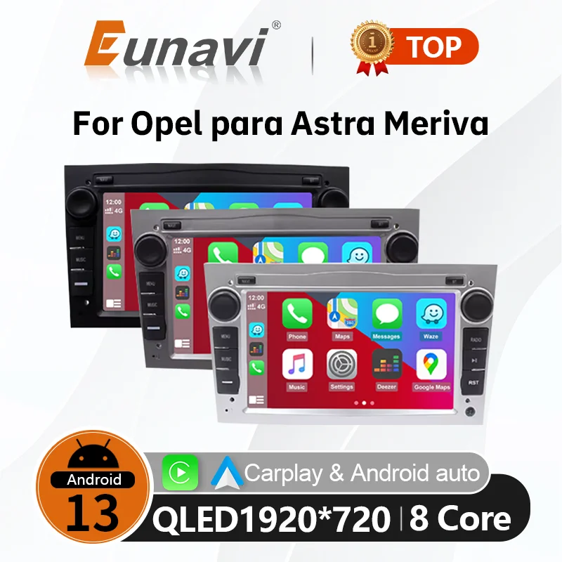 Android Auto Carplay Radio Samochodowe dla Opel Astra H G J Zafira B Corsa C D Antara Vectra VivaroMuInteligentne Systemy GPS