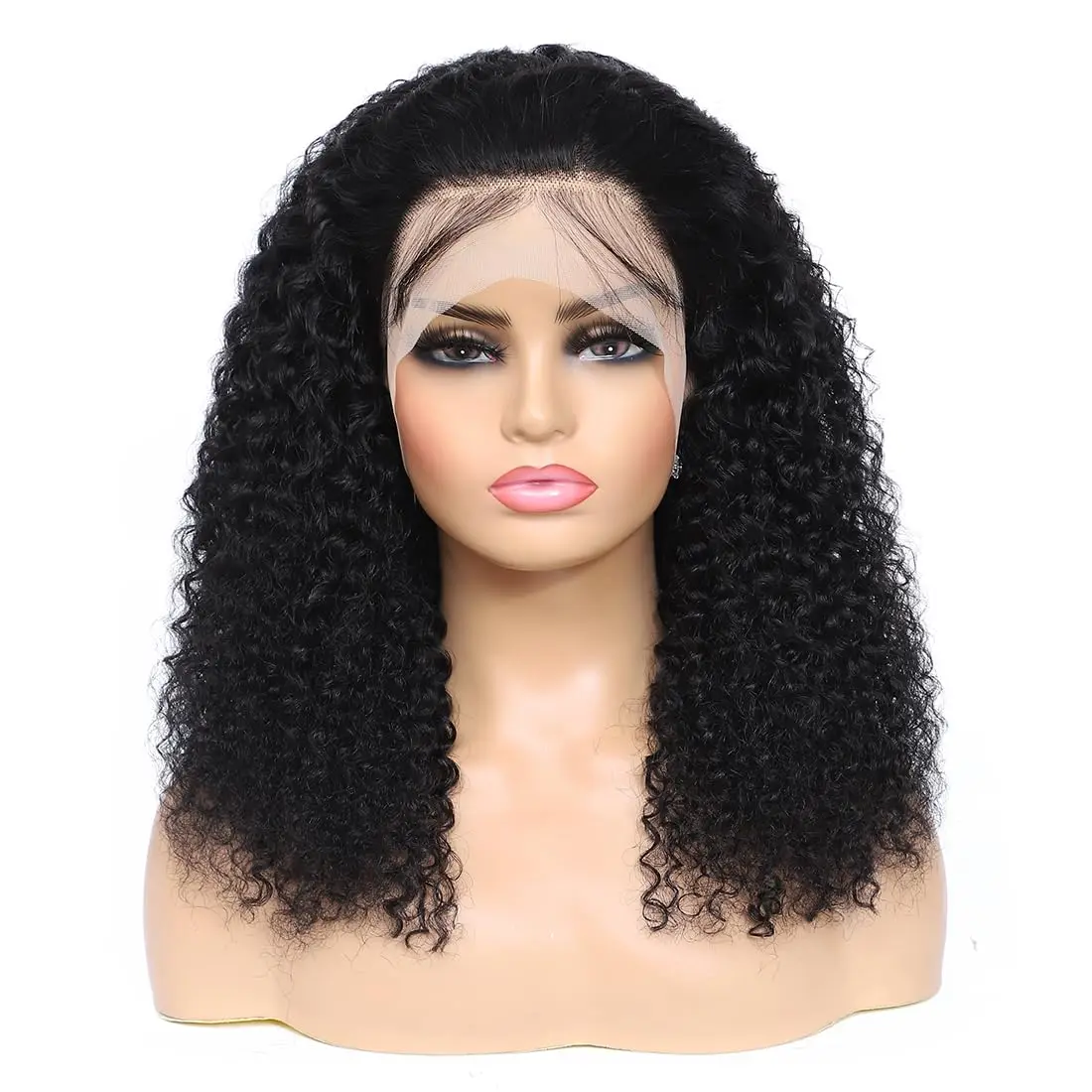 Alipretty Curly Wig 200%Real Human Hair Lace Front Wigs Brazilian Remy Hair Kinky Curly 13x4 HD Lace Frontal Wigs 100 Human Hair