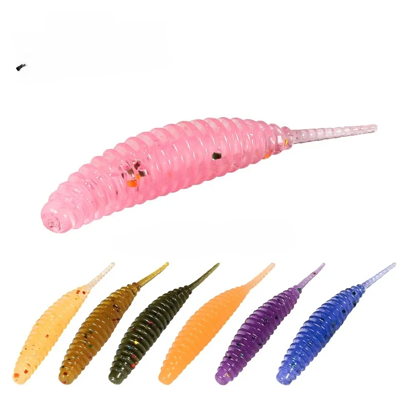 SUPERCONTINENT petit ver appât appât souple Tanta crevettes attractif leurres de pêche Pesca carpe pêche bar leurre Isca artificiel