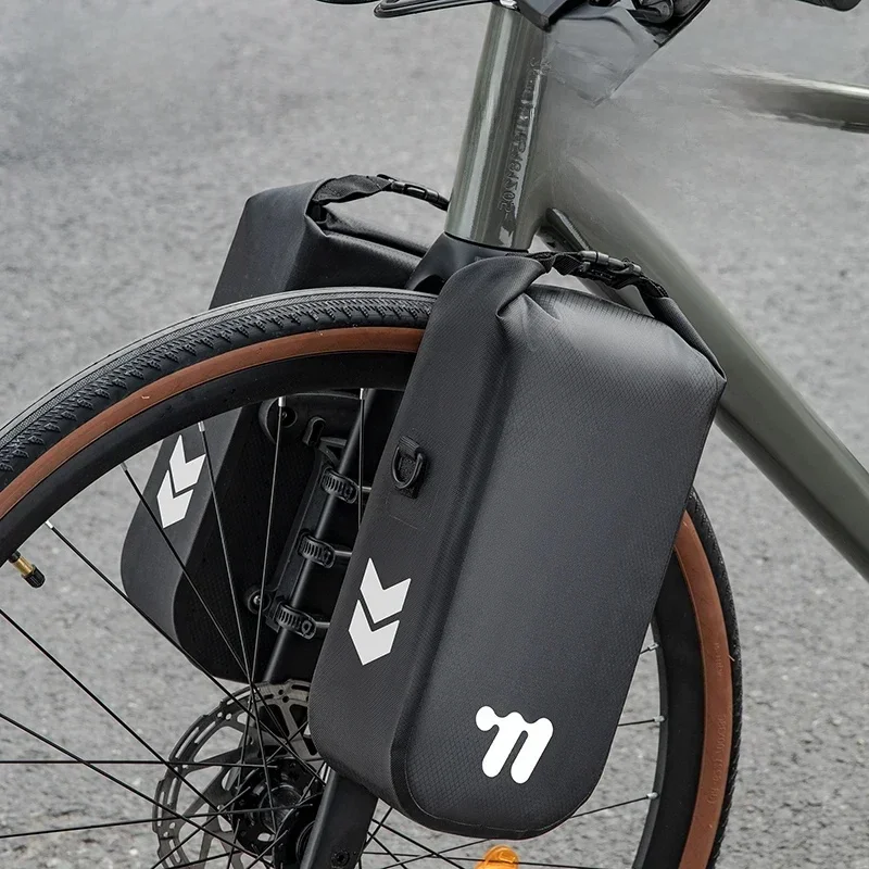 AliExpress NONE WEST BIKING 1/2pcs Portable Bike Fork Bag 5L Waterproof Bike Bag Bicycle Front Bicycle Fork Bag