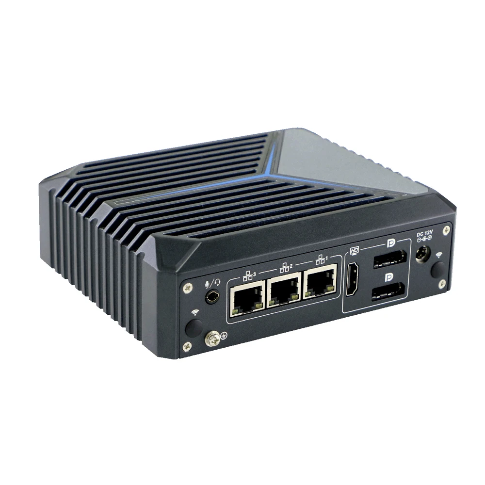 

HUNSN Micro Firewall Appliance,Mini PC,RX13,OPNsense,VPN,Router PC,AES-NI,SIM Slot,COM,3 x 2.5GbE I225-V B3,HD,2 x DP,TPM2.0