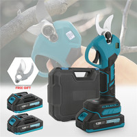 Cordless Brushless Electric Scissors Pruning Shears With LCD Display Fruit Tree Branch Pruner Garden Tool For Makita 18V Battery
