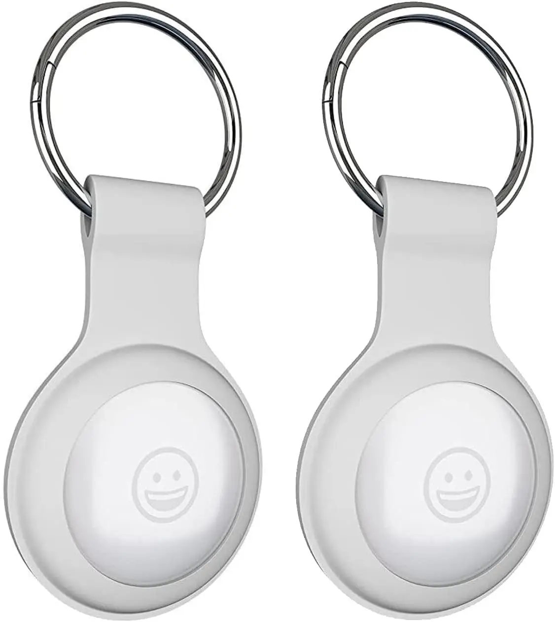 AirTag Holder Key Ring Silicone Case 2 Pack
