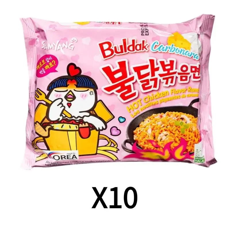 【شحن مجانيANDSANYANG BULDAK -RAMEN SPICKY 15PZ طعم مختلط