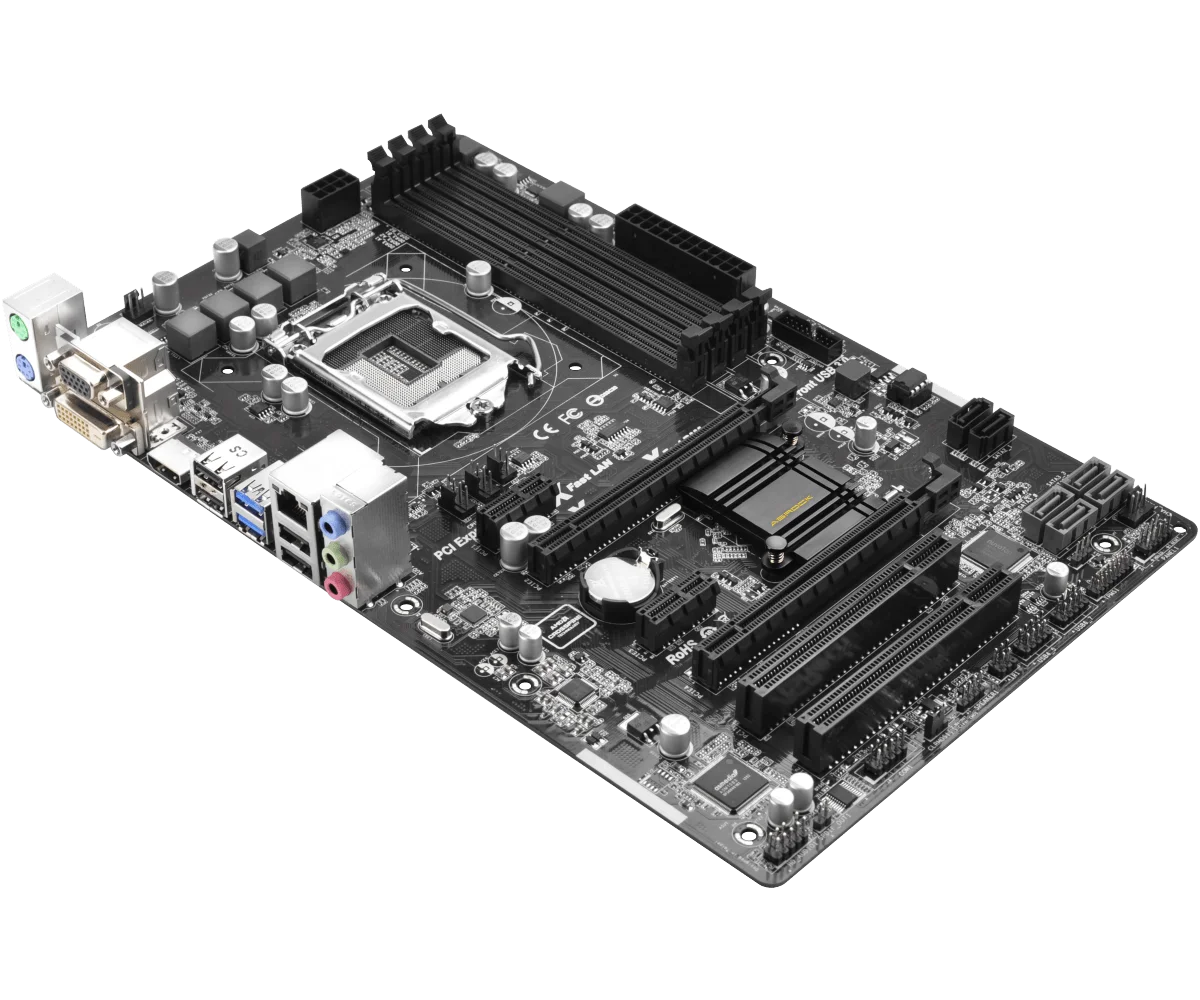 Imagem -04 - Pro Motherboard Lga 1150 Intel B85 Ddr3 32gb Pci-e 3.0 Suporte I54690 I5-4670 I5-4430 I3-4150 I3-4130 Cpu Atx Asrock-b85