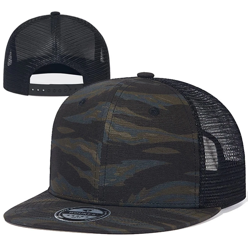 New Fashion Camouflage mesh cap Cotton snapback Hats flat Trucker caps Spring Summer Men Women Baseball Cap sun hats gorras