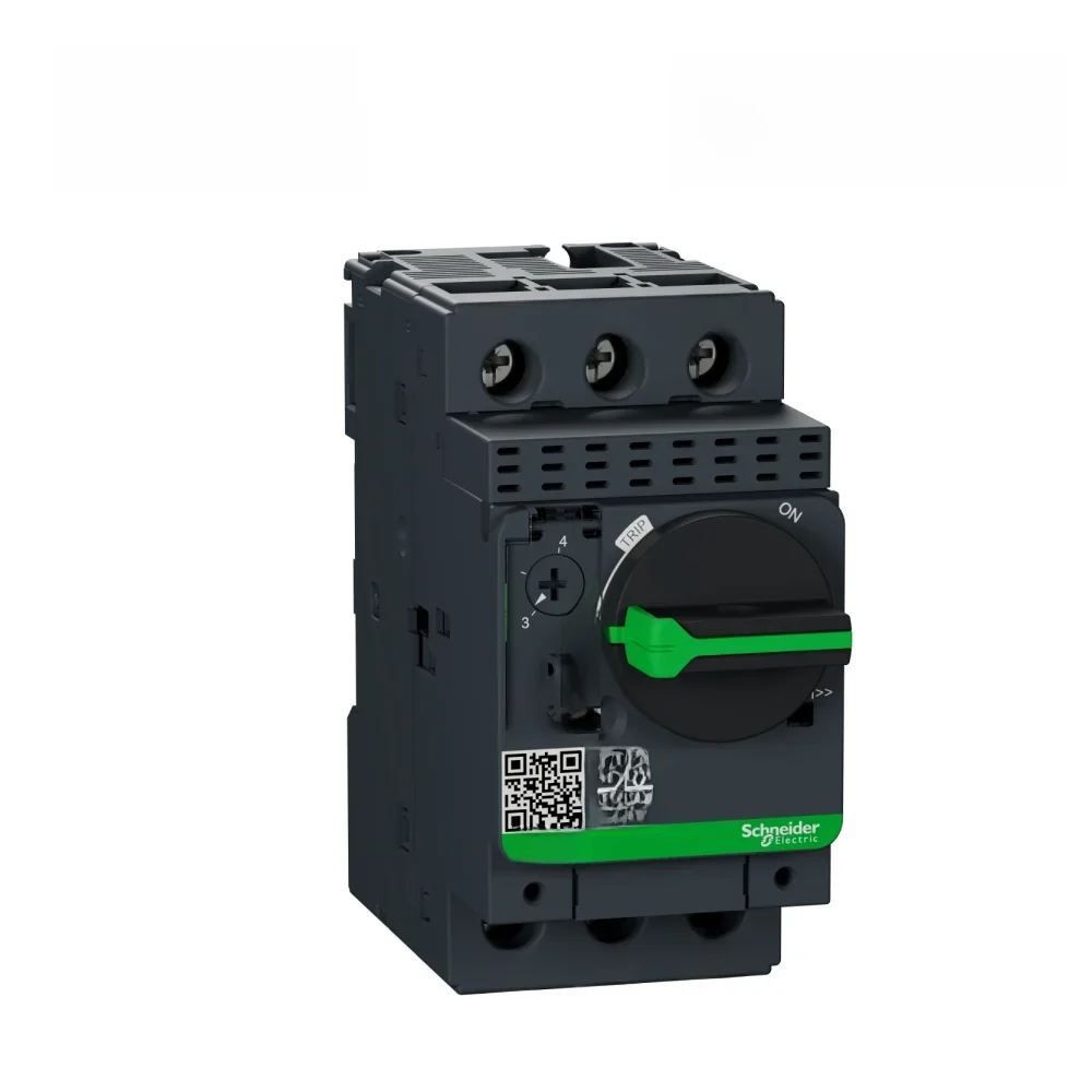 Schneider electric-cyberall-magnetothermal disjuntor do motor, modelo gv2p, 3 pólo, 2,5/4a 50ka