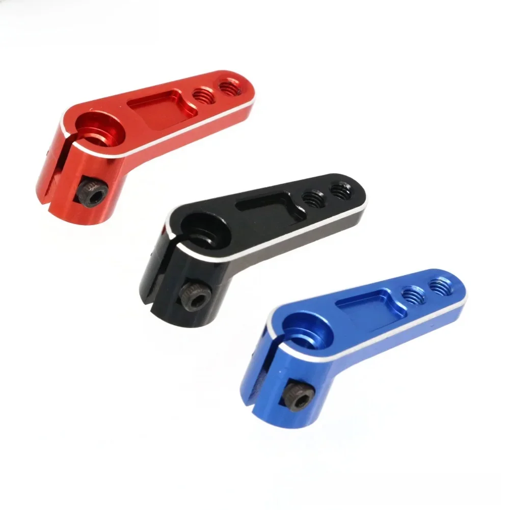 AneegFpv – bras Servo de klaxon en métal 25T, 1 pièce, Compatible avec Futaba Savox Power HD Servo pour voiture tout-terrain 1/8 1/10 RC