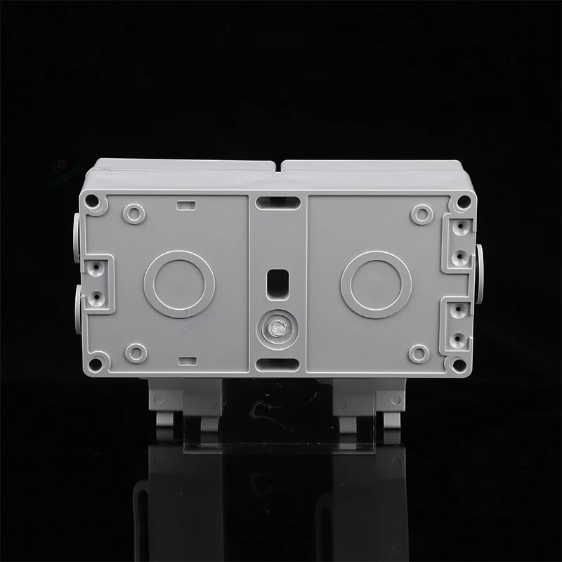 IP66 2 Gang Multi-function Weatherproof Wall Power Socket Outdoor Industrial  Socket N 250V 16Aew Design