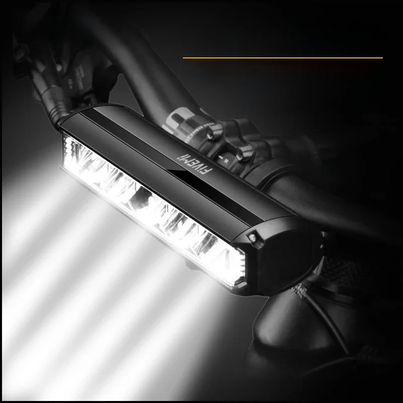 AliExpress fivemi Fivemi Bicycle Light Front High Lumen Bike Lights 8000mAh Power Bank Flashlight USB Charging MTB Road Cycling Lamp Accessories
