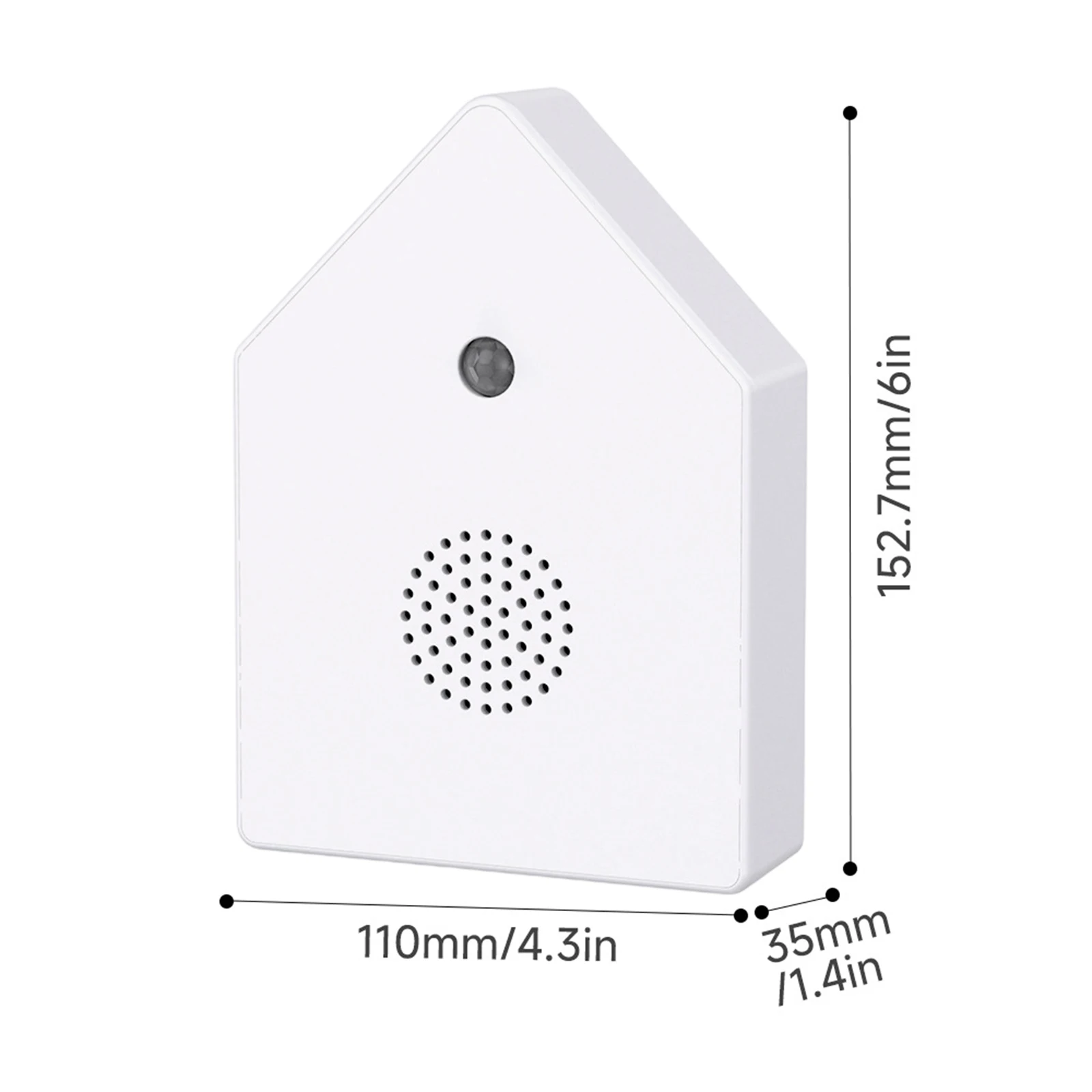 Vogeluid Muziekdoos Lichtgewicht Realistische Vogel Tjilpen Klankkast Binnen Omgevingsgeluid voor Thuis Slaapkamer Tuin Bewegingssensor