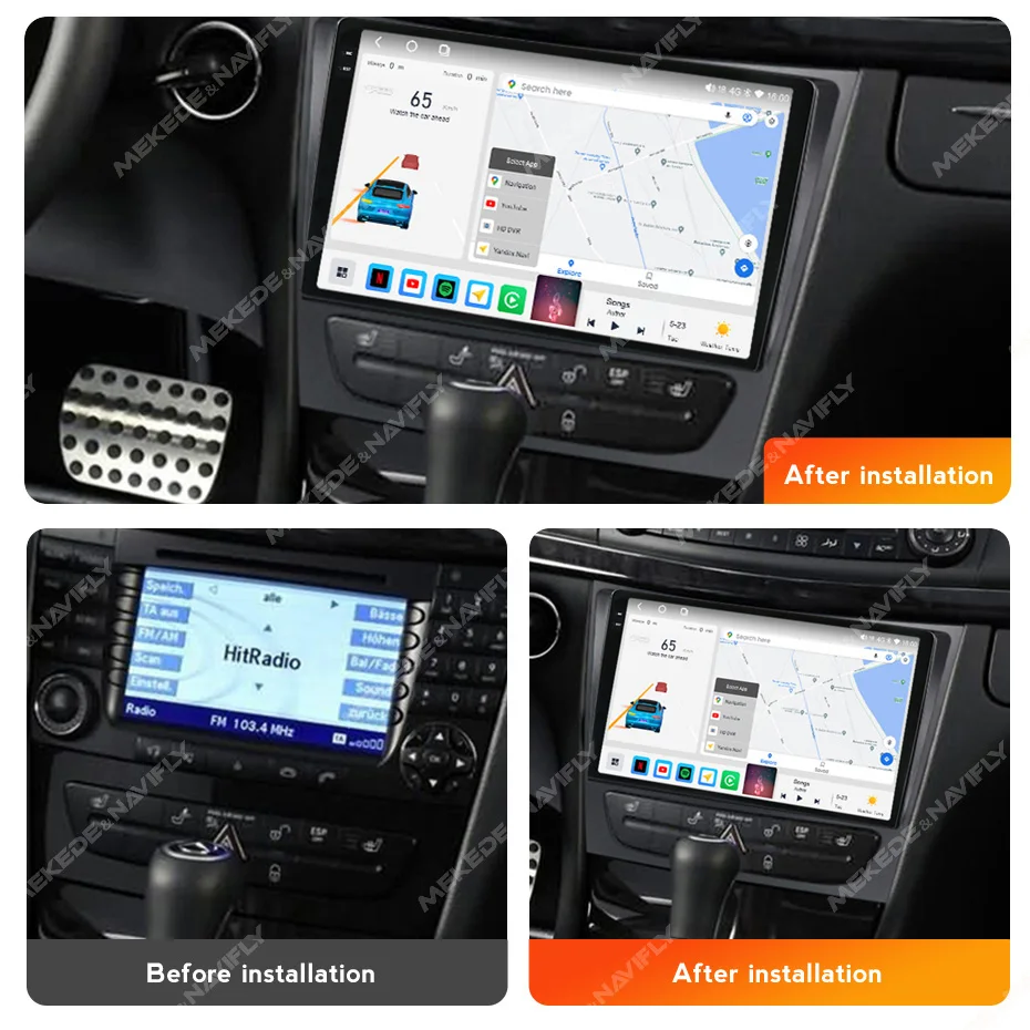 Android Car Multimedia Radio Carplay Player For Mercedes Benz E-class W211 E200 E220 E300 E350 E240 E270 E280 CLS CLASS W219