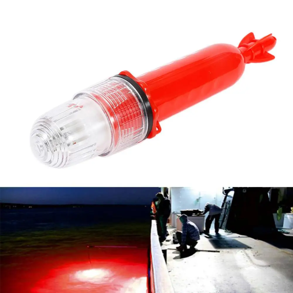 1Pc 20CM Fishing Light Underwater Signal Light Catching Indicator Light Lures Fish Finder Lamp Net Beacon Buoy Flashing Lamp